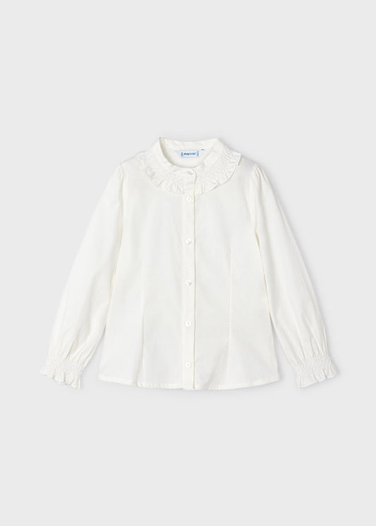 || Mayoral || Poplin blouse met kraag - Mini