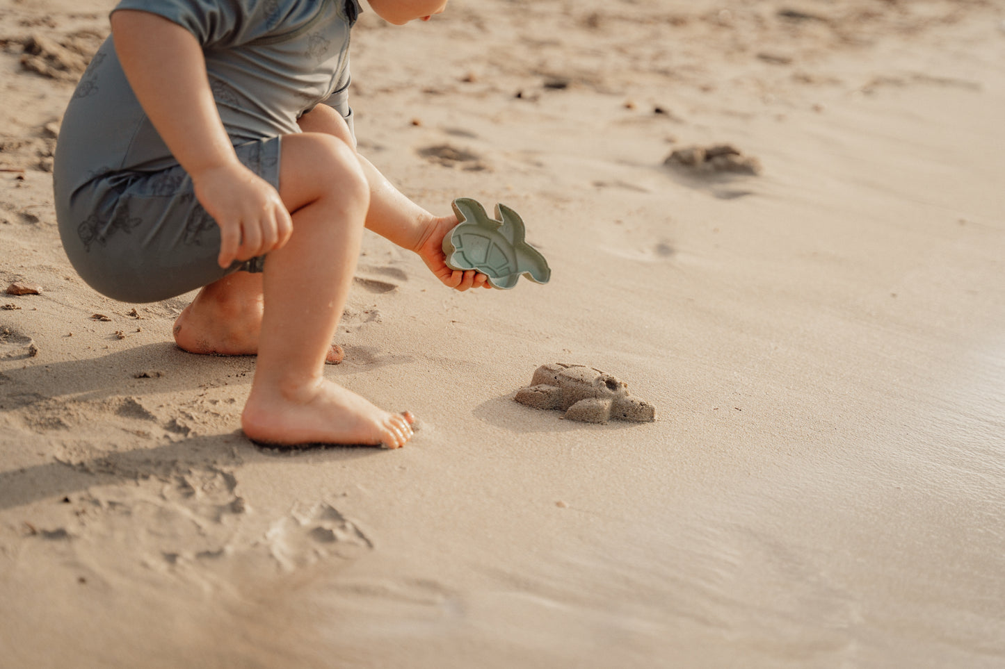 || Little Dutch || Strandset schepje & vormen - Blauw