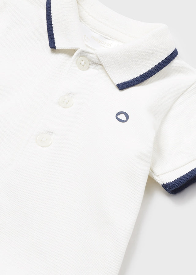 || Mayoral || Basis polo wit - Newborn