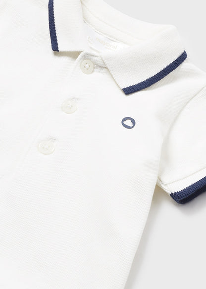 || Mayoral || Basis polo wit - Newborn