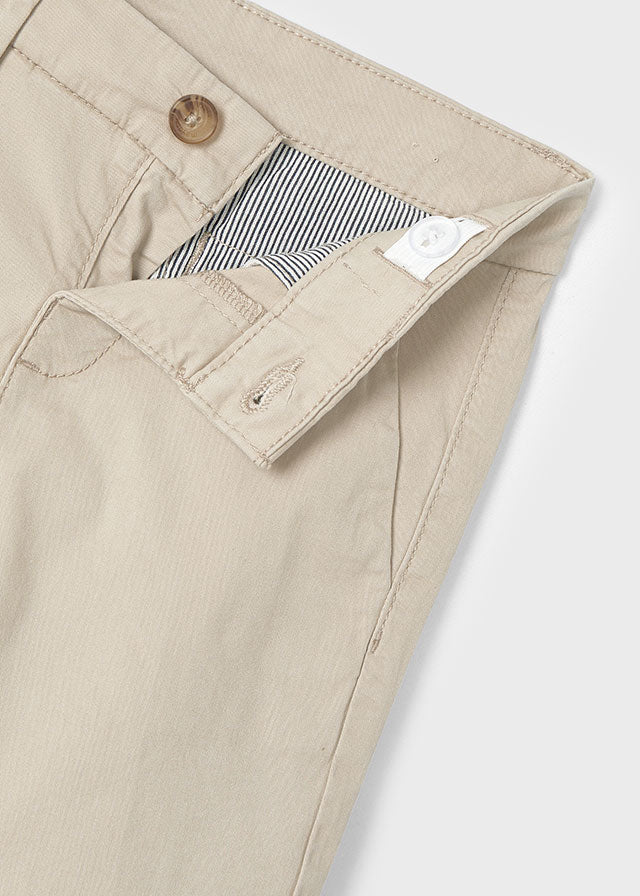 || Mayoral || Basis twill chino shorts zand 59 - Mini