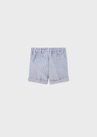 || Mayoral || Gestreepte linnen shorts - Newborn