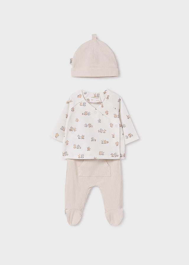 || Mayoral || Unisex newborn set met beertjes