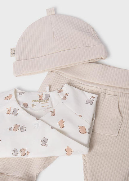 || Mayoral || Unisex newborn set met beertjes