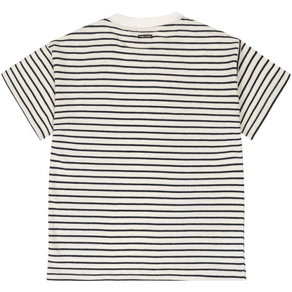 || Tumble ‘N Dry || T-shirt gestreept en limo badge - Vincenzo