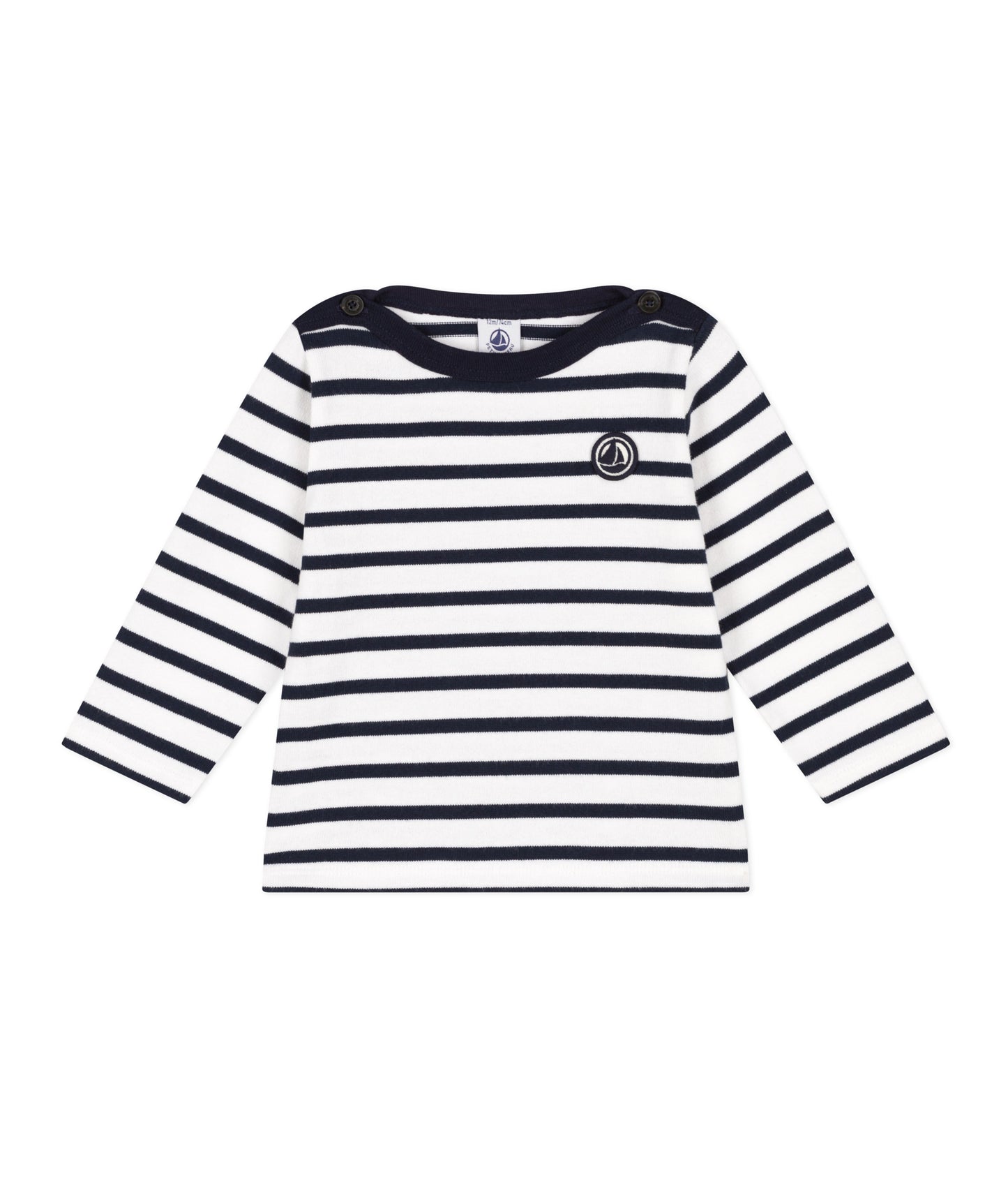 || Petit Bateau || Basis trui - Getsreept