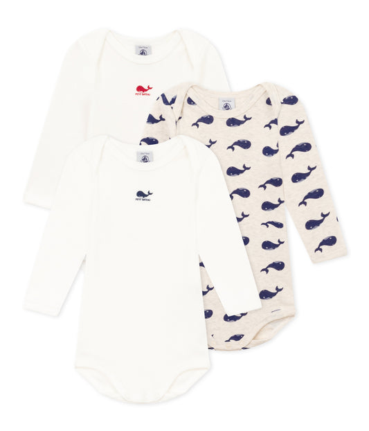 || Petit Bateau || Set romper lange mouwen - Walvis