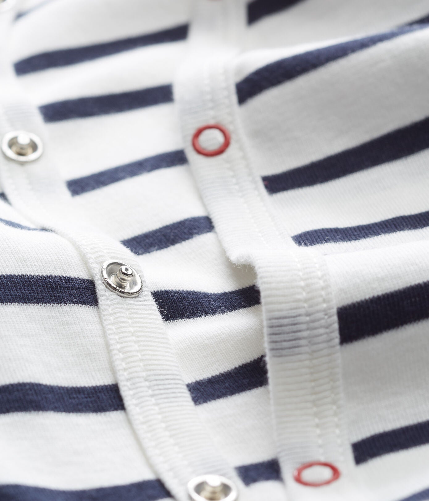 || Petit Bateau || Basis boxpak met voetjes - Gestreept