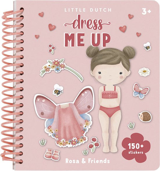 || Little Dutch || Aankleed- en stickerboek Rosa & Friends