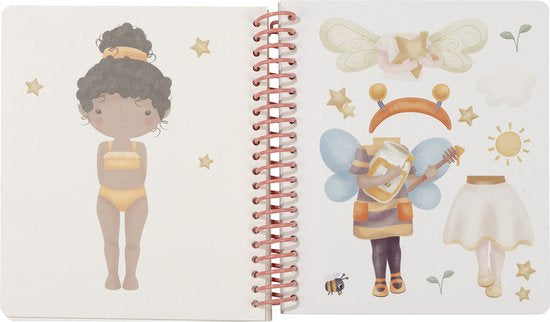 || Little Dutch || Aankleed- en stickerboek Rosa & Friends