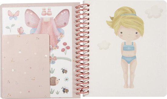 || Little Dutch || Aankleed- en stickerboek Rosa & Friends