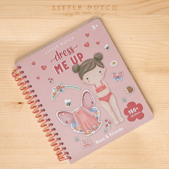 || Little Dutch || Aankleed- en stickerboek Rosa & Friends