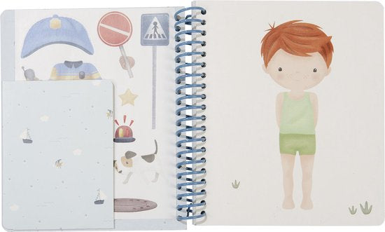 || Little Dutch || Aankleed- en stickerboek Jim & Friends