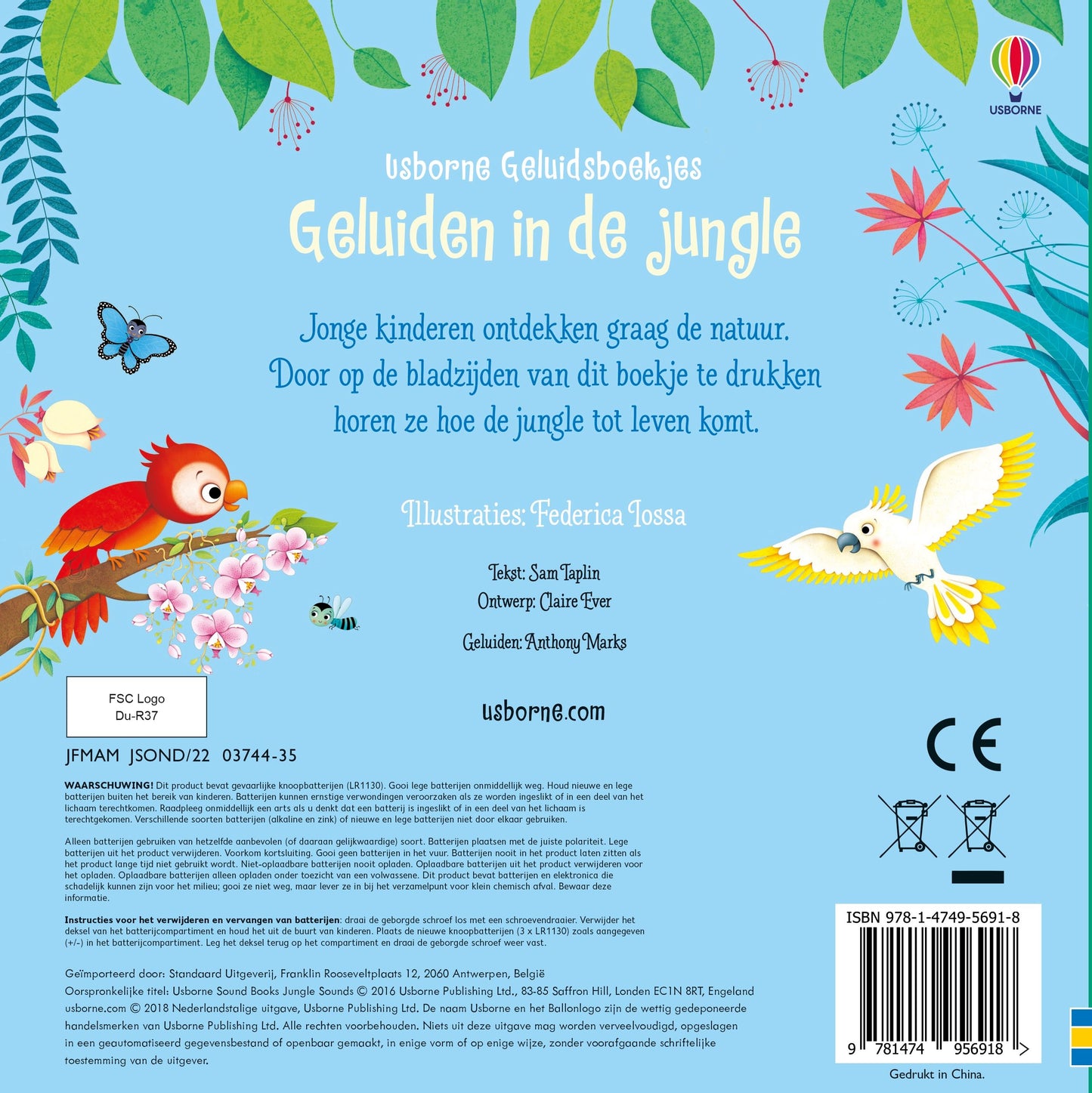 || Geluidsboek || Geluiden in de jungle