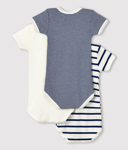 || Petit Bateau || Basis set romper korte mouw - Gestreept