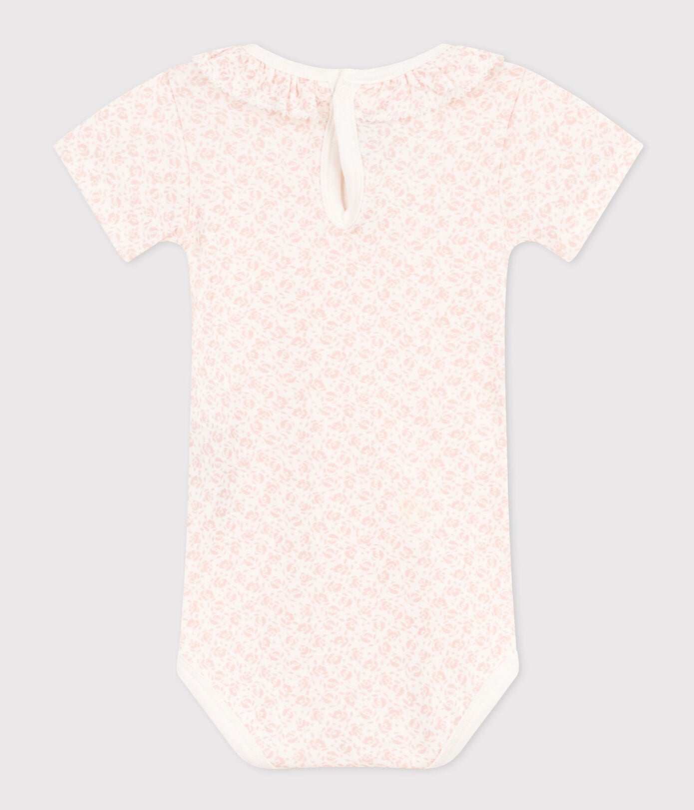 || Petit Bateau || Romper met korte mouwen en kraagje - Bloemen