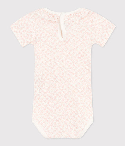 || Petit Bateau || Romper met korte mouwen en kraagje - Bloemen