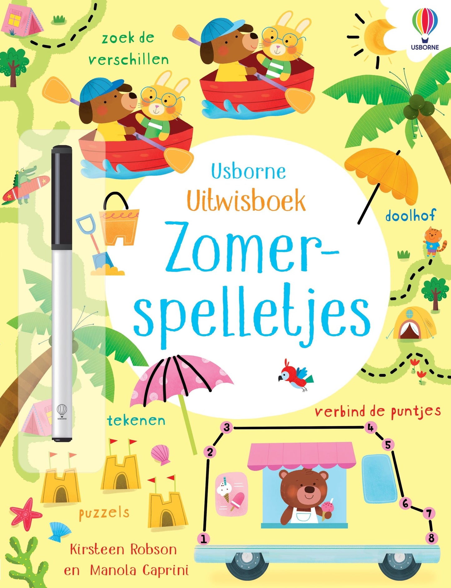 || Usborne || Uitwisboek - Zomerspelletjes