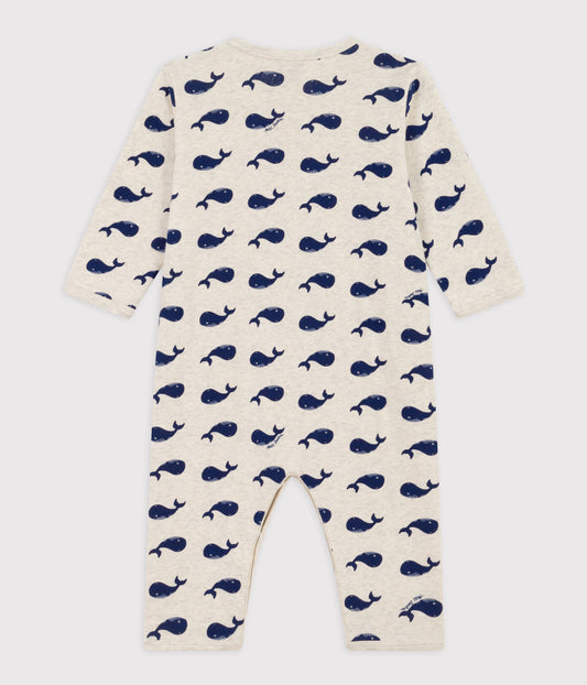 || Petit Bateau || Basis boxpak zonder voetjes - Walvis