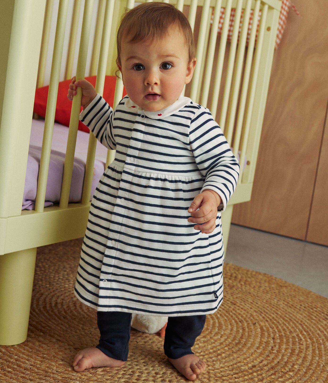 || Petit Bateau || Gestreept jurkje met legging