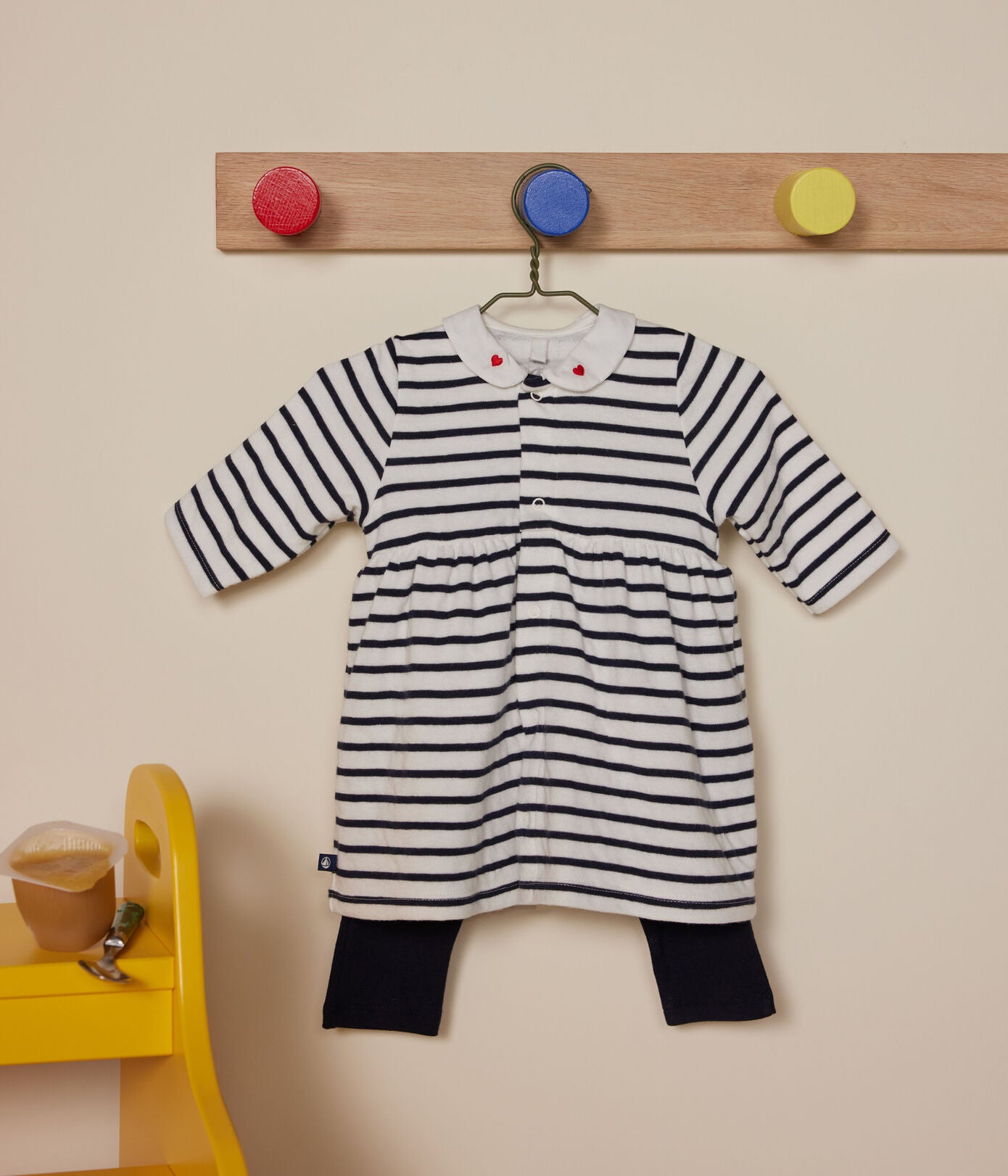 || Petit Bateau || Gestreept jurkje met legging