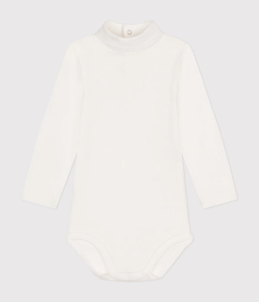 || Petit Bateau || Basis romper met kol - Wit