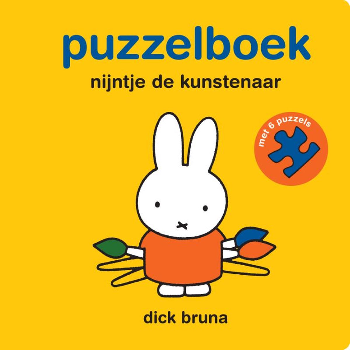 || Dick Bruna || Puzzelboek - Nijntje de kunstenaar