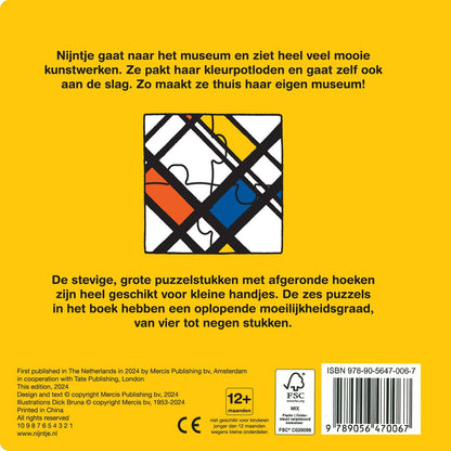 || Dick Bruna || Puzzelboek - Nijntje de kunstenaar