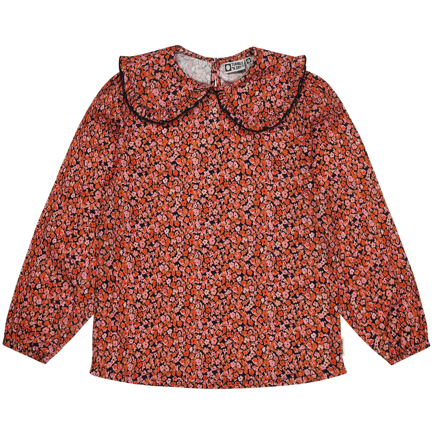 || Tumble ‘N Dry || Blouse met kraag en bloemetjes - Flaine