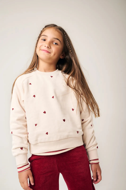 || Tumble ‘N Dry || Sweater met hartjes - Belle Plagne