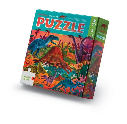 || Crocodile Creek || Glanzende puzzel - Dinosaurus