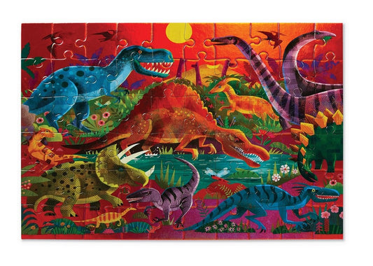 || Crocodile Creek || Glanzende puzzel - Dinosaurus