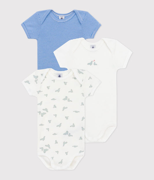 || Petit Bateau || Set romper korte mouw - Zeehond