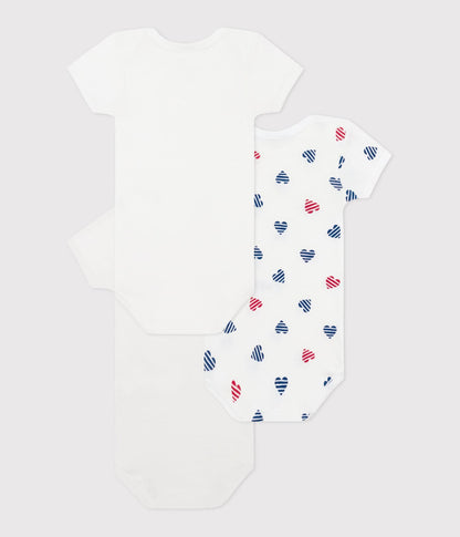 || Petit Bateau || Set romper korte mouw - Harten