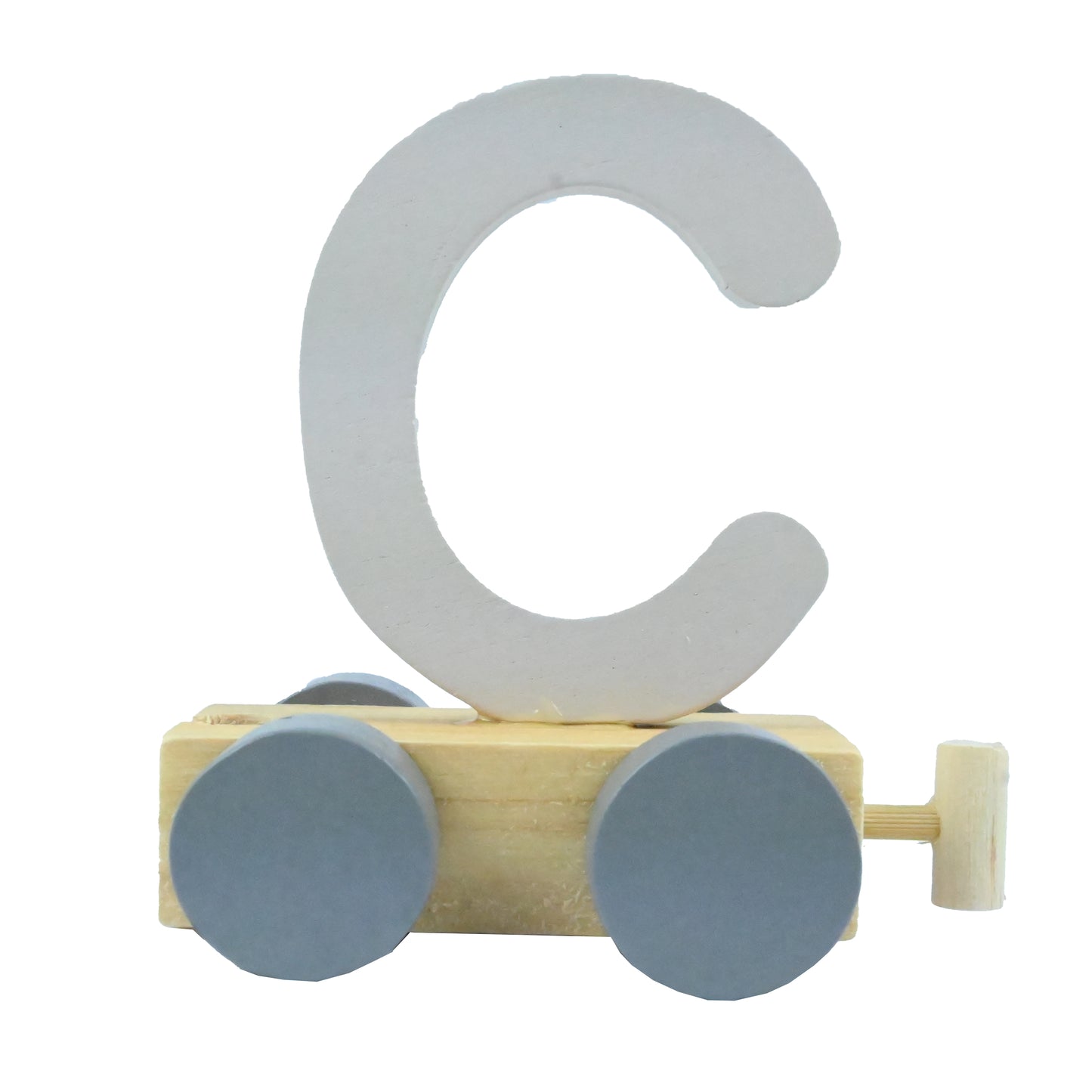 || Jep Kids || Houten Treinletter - C