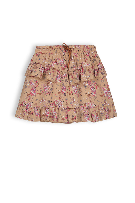 || NONO || Rok met bloemen print en ruffles