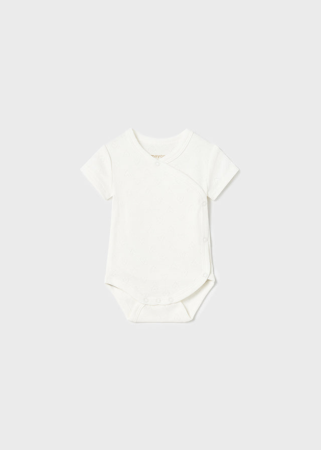 || Mayoral || Basis overslag romper pointelle crème - Newborn