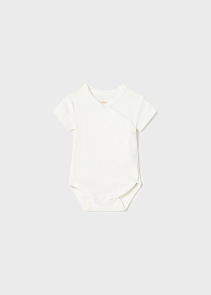 || Mayoral || Basis overslag romper pointelle crème - Newborn