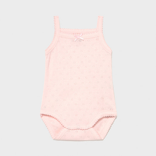 Mayoral romper pointelle - roze