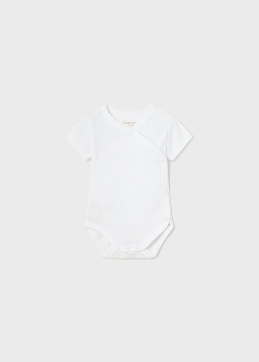 || Mayoral || Basis overslag romper pointelle wit - Newborn