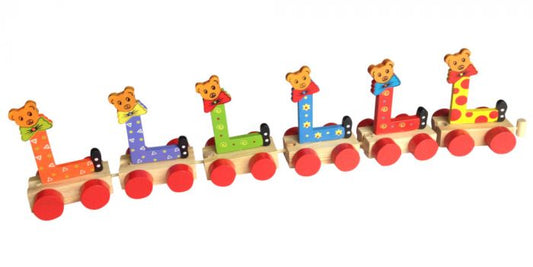 Charl's Toys || Houten Treinletter - L