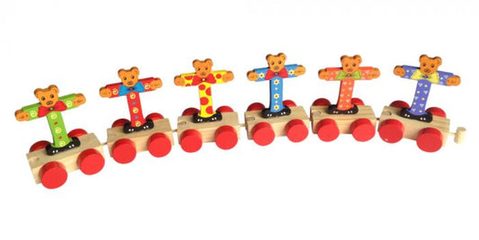 Charl's Toys || Houten Treinletter - T