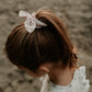 || Your Little Miss || Scrunchie met strik - Sideshow Rose Linen